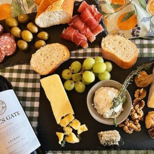 wine and charcuterie